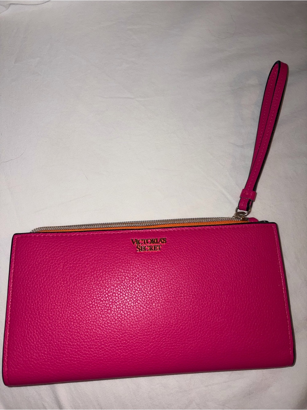 Victoria's Secret Bright Pink Wristlet Wallet